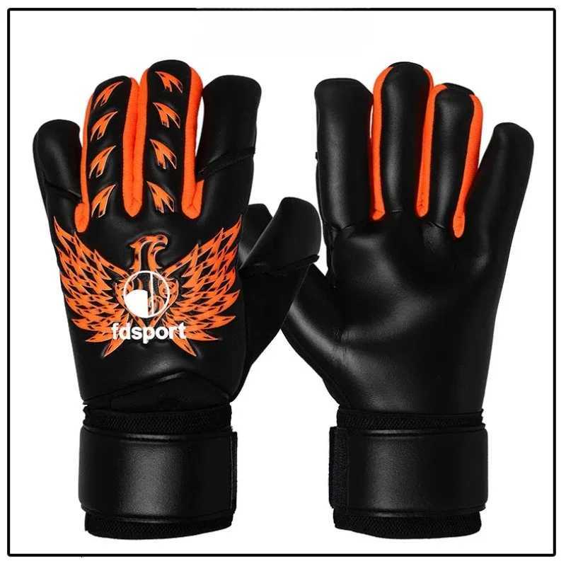 Flying Shield Football Goalkeeper Full Latex Gloves for Children and Adults Games Royal Series 20 Wear-resistantW251112