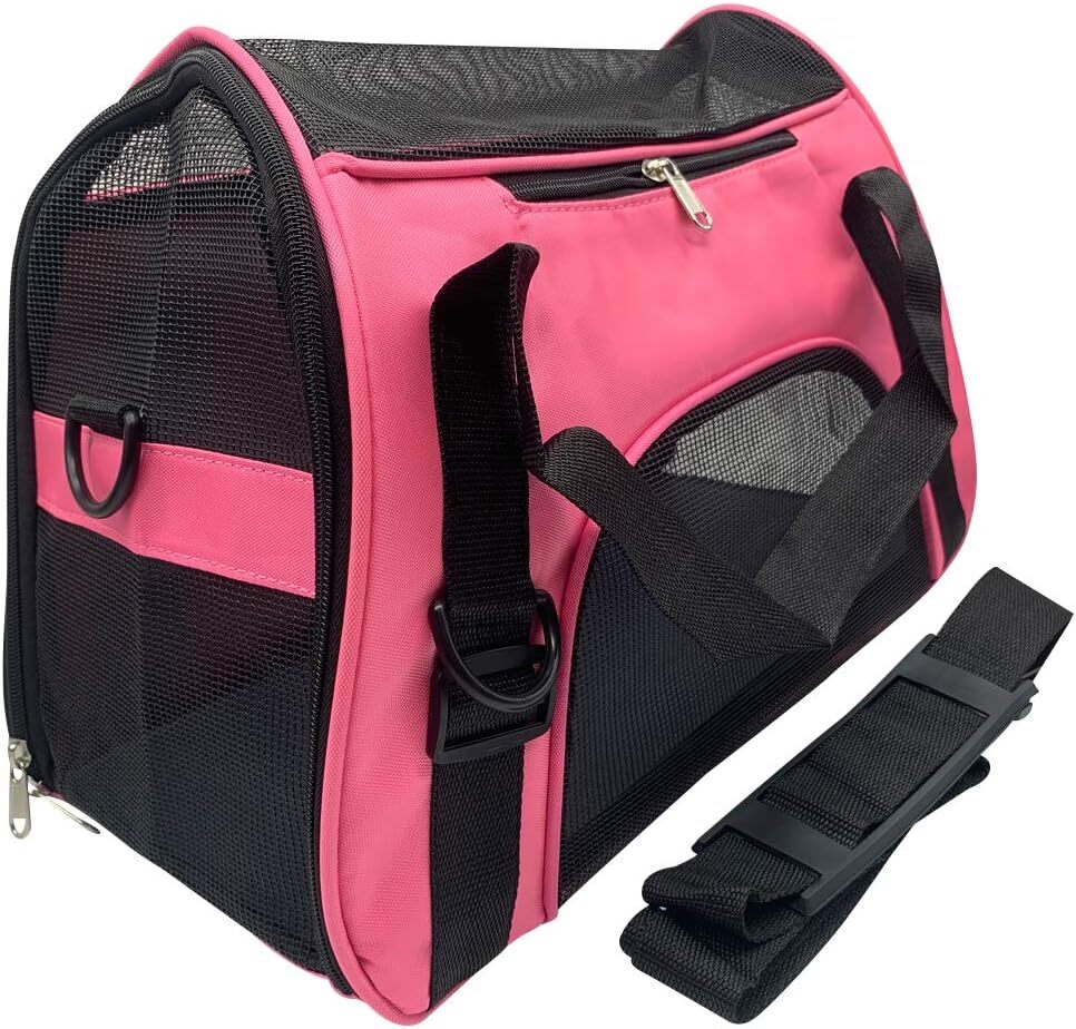 TIYOLAT pet travel bag, airline approved luggage bag, pet travel portable bag, suitable for small dogs, cats, and puppies, small animals (small size, 