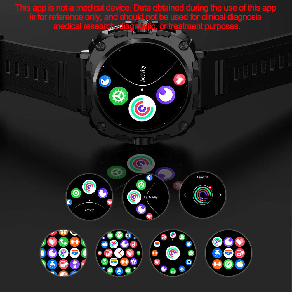 2024 SmartWatch 1.43" Big Screen, Smart Watch For Wireless Call, Custom Dial, Fitness Tracker, 400mAh Battery, Compatible with iPhone and Android