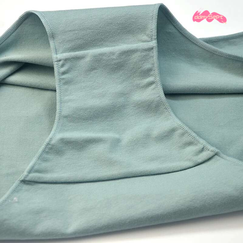 6PCS/Set Cotton Panties Women High Waist Briefs Seamless Underwear Comfort Female Underpants Solid Color Pantys M-2XL Intimates ddmySept