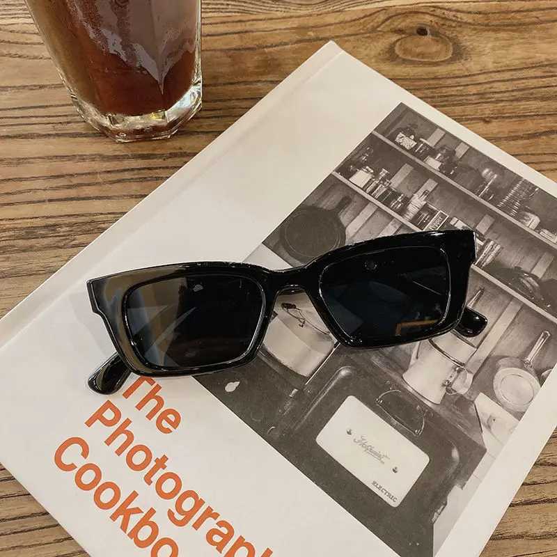 2024 New Women Rectangle Vintage Sunglasses Brand Designer Retro Points Sun Glasses Female Lady Eyeglass Cat Eye Driver GogglesC250411