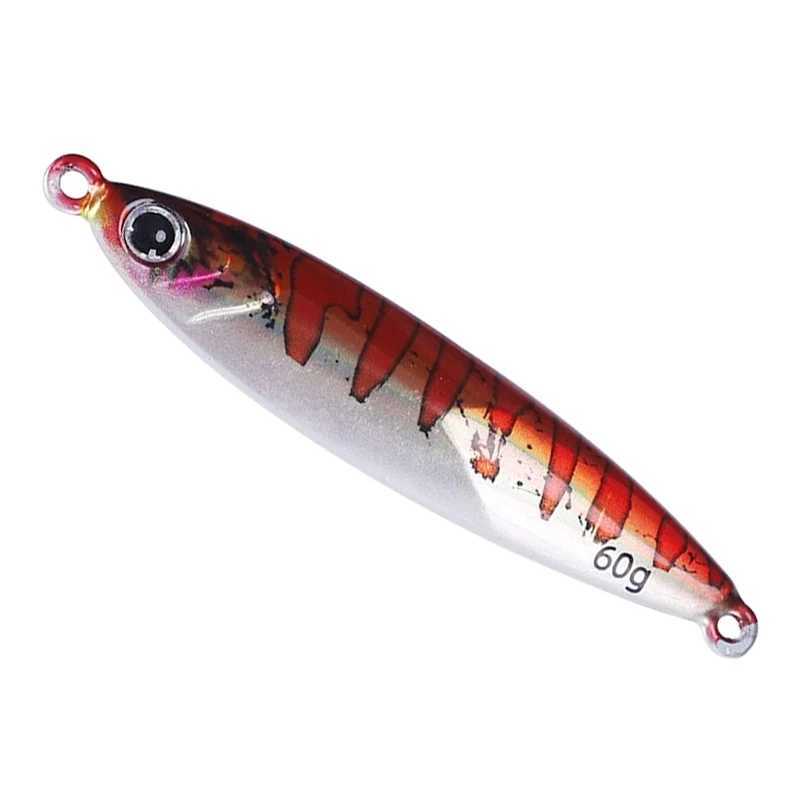 Luminous Tungsten Metal Jig 80g/60g/40g/30g Fishing lure quickly sinking jig bait Z250411