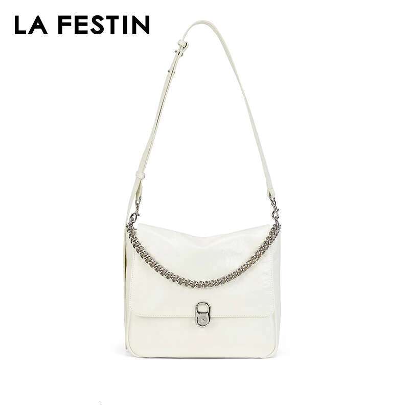 LA FESTIN Original 2024 New Leather Women's Bag Chain Shoulder Crossbody Bag Large Capacity Bags Handbag