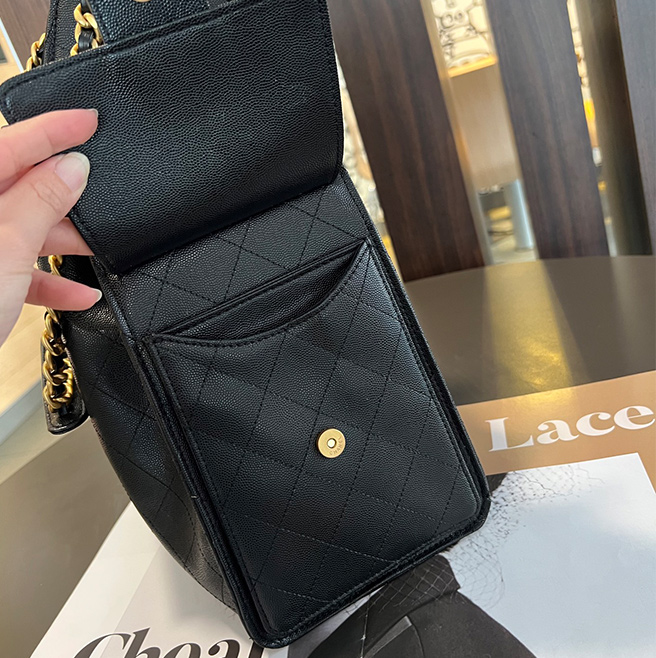 Designer Handbag Caviar 25C Hobo Shoulder Drawstring Chain Bucket High-Capacity Genuine Leather Crossbody Bag Two Types Of Leather Can Be Selected 250