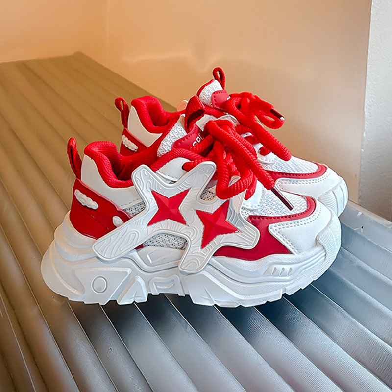 Children Sports Shoes Boys Girls Fashion Sneakers Toddler Casual Shoes Kidszworld Kids Running Shoes Trainers Size 21 - 36 K0249