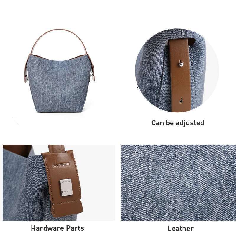 LA FESTIN Original Ladies Leather New 2023 Women Handbag Fashion Design Crossbody Shoulder Bag Women's Bag Products