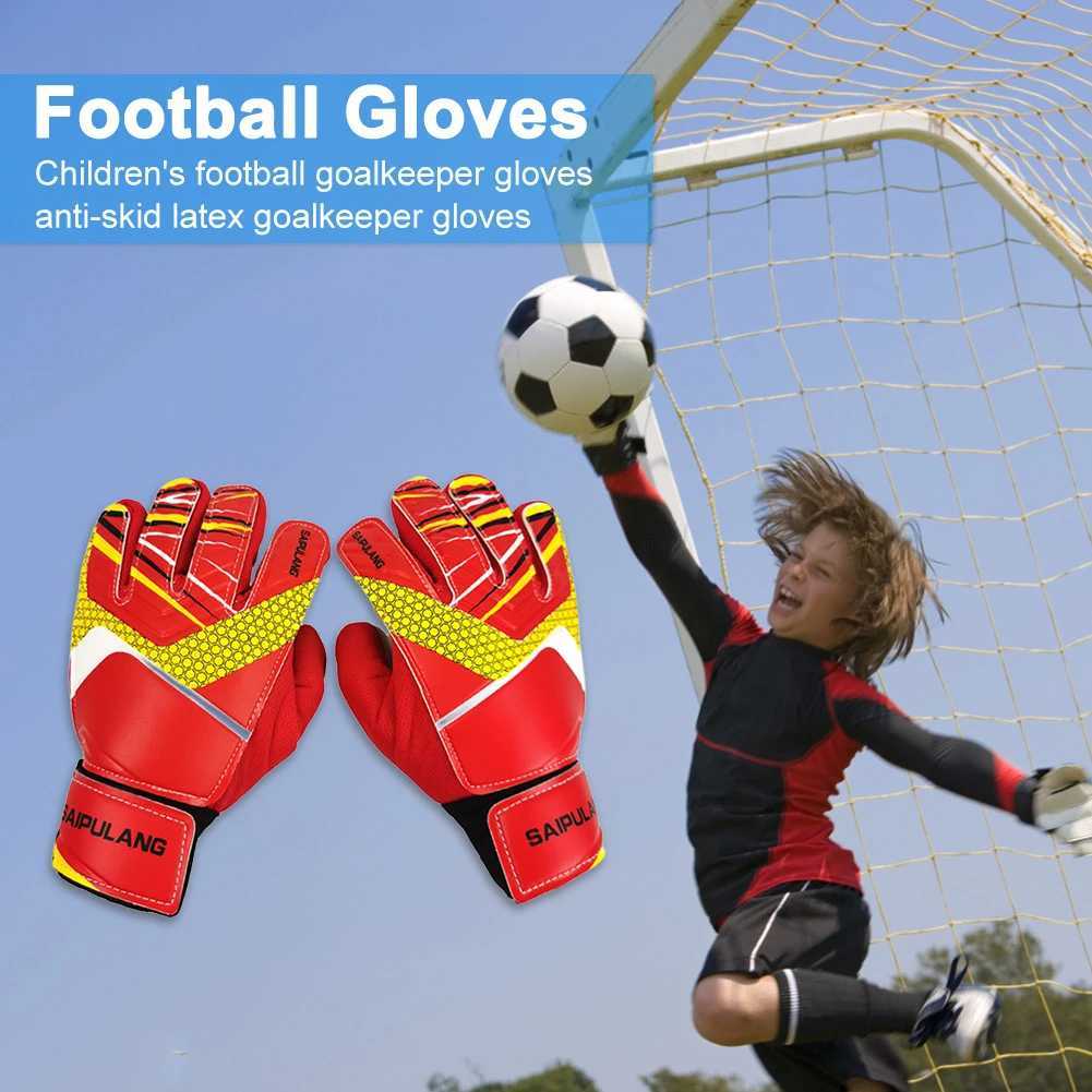 Adult and Childrens Professional Football Goalkeeper Gloves Finger Protection Goal Thick Latex Football Gloves Futebol GoalXJ250412