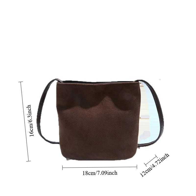 Design PU Suede Leopard Shoulder Bags for Women 2025 New Winter Crossbody Bag Females Luxury Handbags and Purses BucketW251112