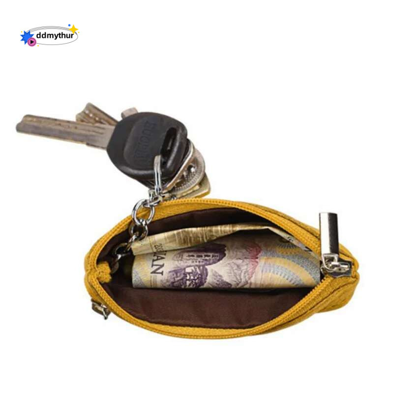 2019 Brand Casual Women Fashion Genuine Leather Car Key Holder Keyring Pouch Coin Purse Case Wallet ddmythur
