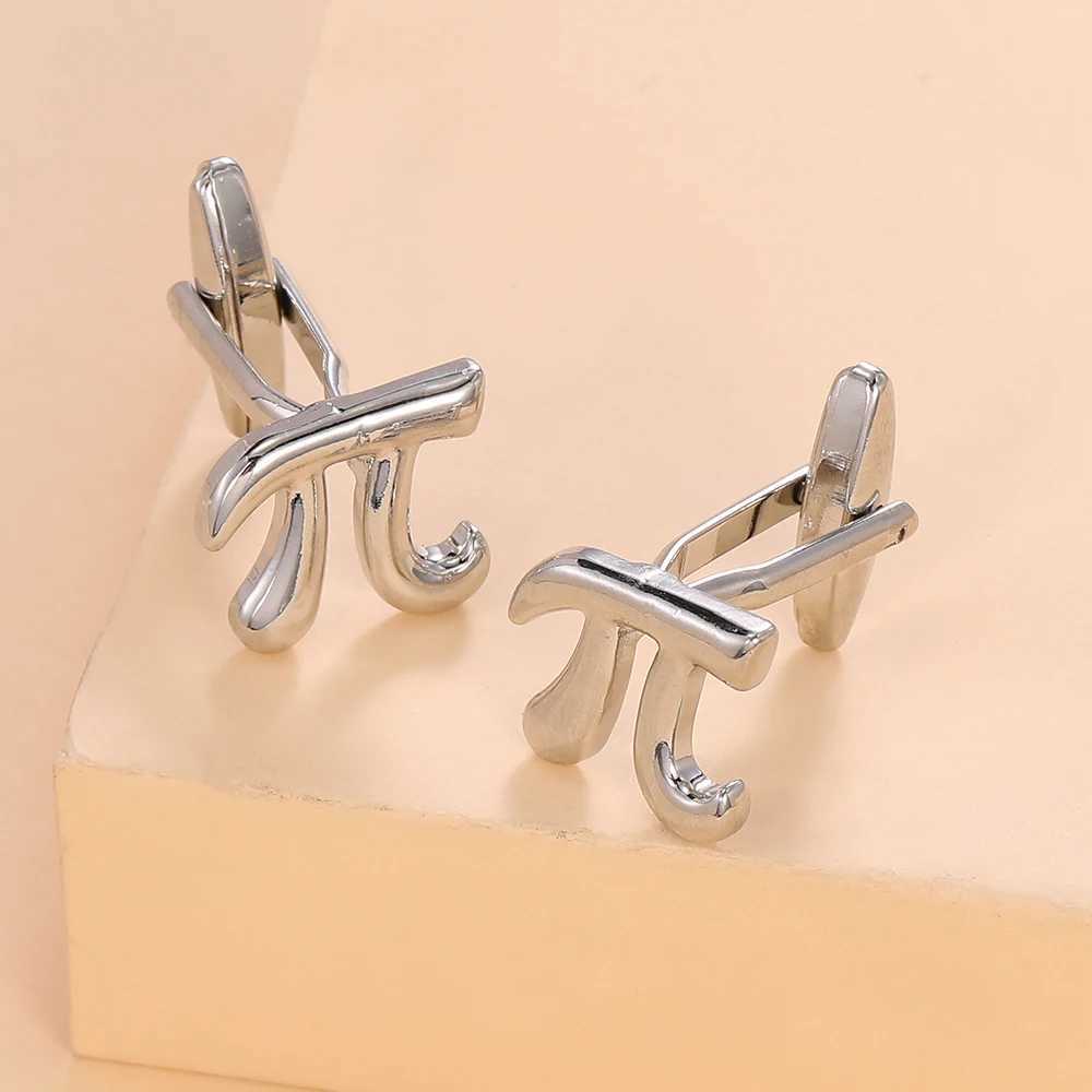 Symbol cufflink student personalized signature Pi cufflinkT250412