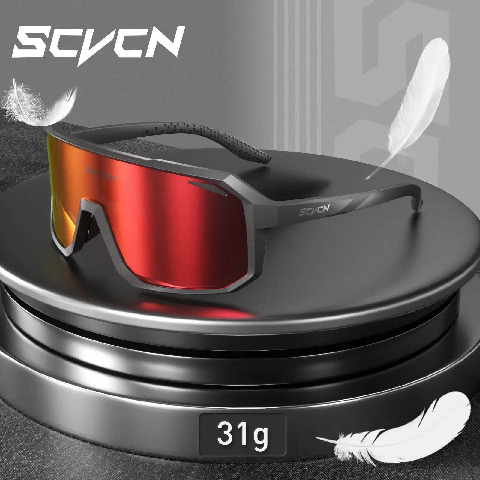 SCVCN Cycling Sunglasses Bike Mountain Driving Glasses Outdoor Sports Hiking Glasses Mens Glasses for Leisure SunglassesC250411