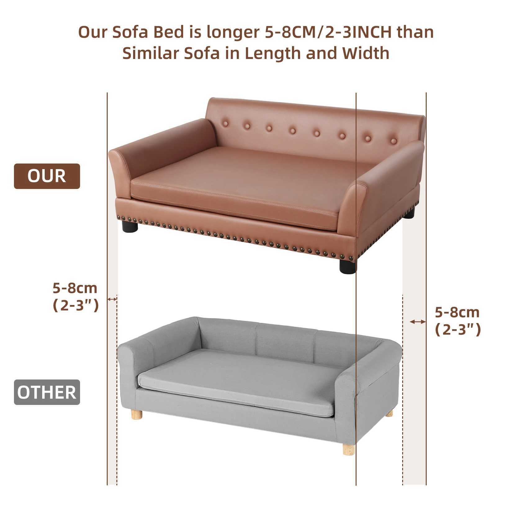 Xx large dog sofa luxury elevator pet sofa bed waterproof sofa type dog cat peeping lounge chair wear-resistant X250412