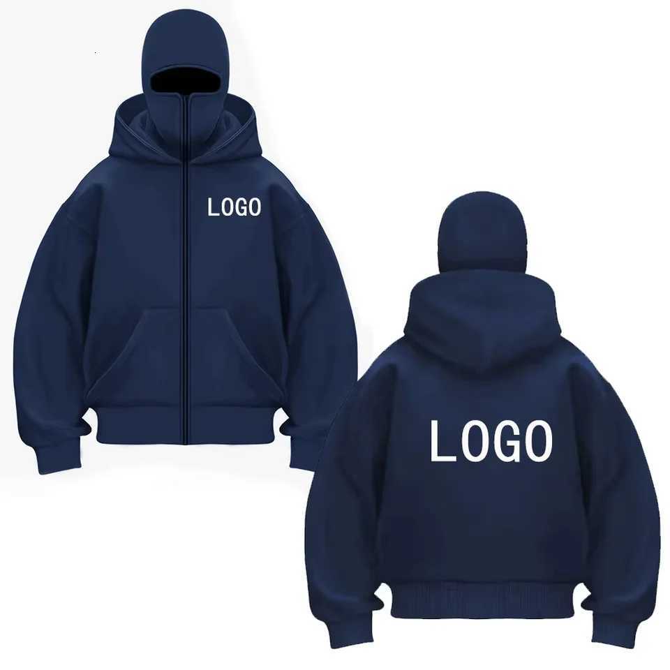 POD customization Style hooded sweatshirt double hooded jacket fashionable hooded zipper sweatshirt customizable exclusive T251112