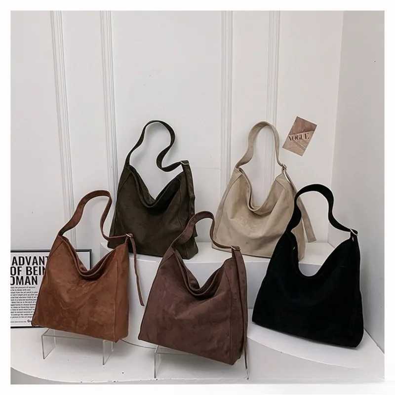 Suede Tote Bag Women Lightweight Shoulder Handbag for Daily Commute Office Work Fashionable Shoulder Bag for WomenW251112