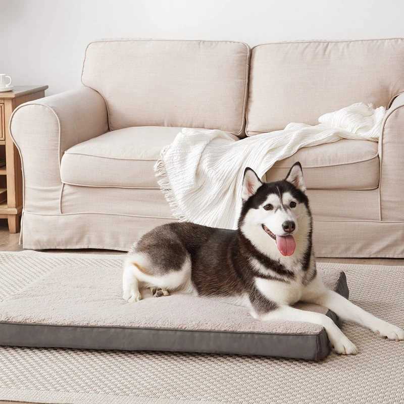Benepaw Orthopedic memory foam dog bed suitable for small medium and large dogs durable and comfortable pet pad removable cover dog pad X250412
