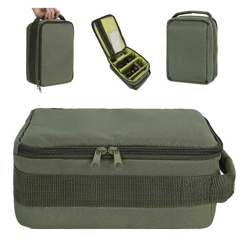 40%HOTFishing Bag Portable Multi Compartment Fishing Reel Line Lure Gear Bag Fishing Reel Storage Bag Suitcase Z250411