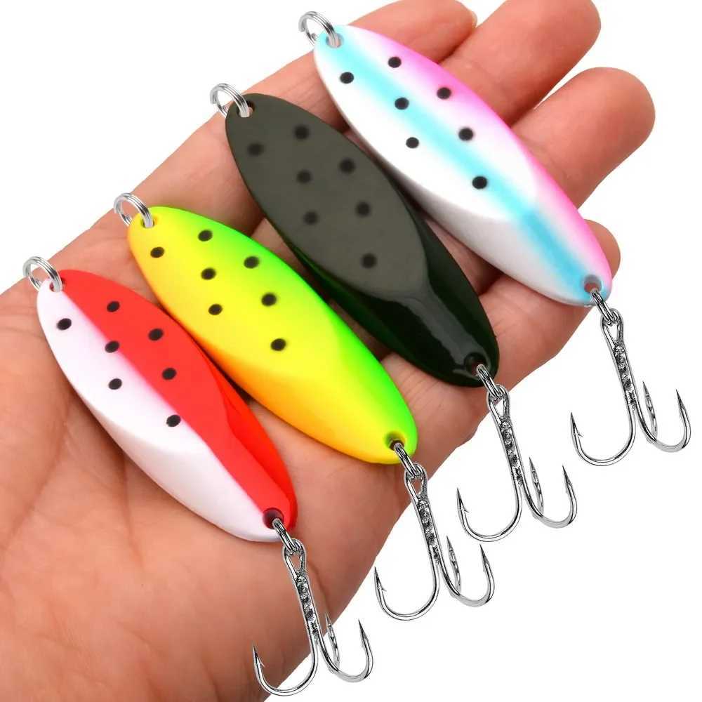 1pc Bionic Spoon Lure for Freshwater Fishing - Long Casting High-Quality Sequins Perfect for Catching Perch and Other Fish Z250411