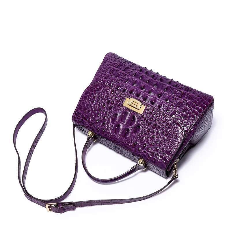 New Fashion Alligator Women Handbags European Designer Cow Genuine Leather Shoulder Bags Female Girl Brand Crossbody Bag