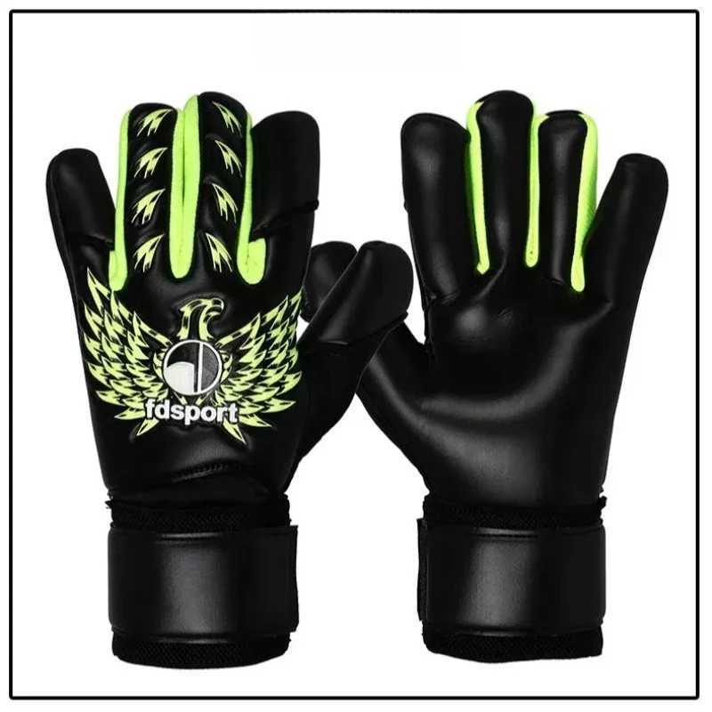 Flying Shield Football Goalkeeper Full Latex Gloves for Children and Adults Games Royal Series 20 Wear-resistantW251112