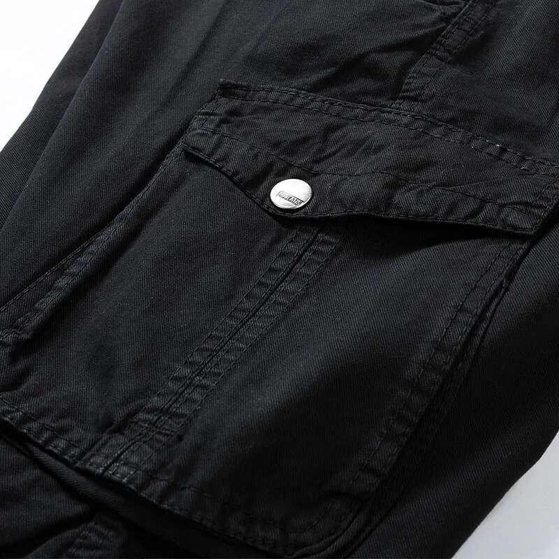 High Quality 2024 Summer Men's Baggy Multi Pocket Military Cargo Male Cotton Mens Tactical Shorts Short Pants No Belt