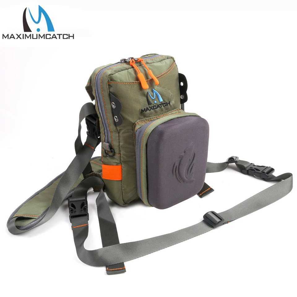 Maximumcatch Fly Fishing Tackle Bag Chest Bag Waist Pack with Molded Fly Bench Chest pack Fishing Pack Z250411
