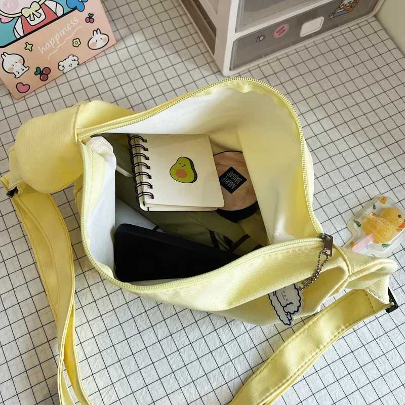 Shoulder Bags Women Solid Harajuku All-match Simple Multifunction Handbags Large Capacity Crossbody Bags for Women Teens PurseT2511112