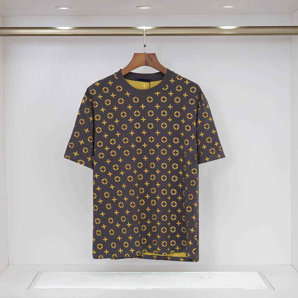 Paris Summer Men's Cotton T-shirt Brand Name T-shirt Luxury Stampede Letter T-shirt Classic Fashion Green Women's T-shirt Short sleeve casual T-shirt