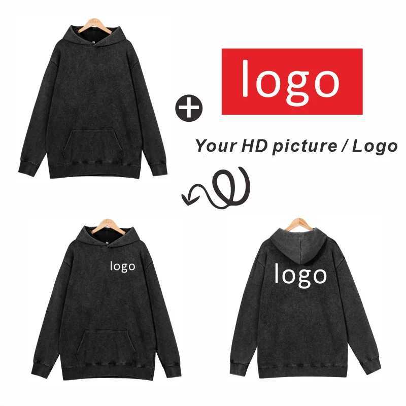 POD customization High end customization retro vintage popular versatile hooded pullover hoodieT251112