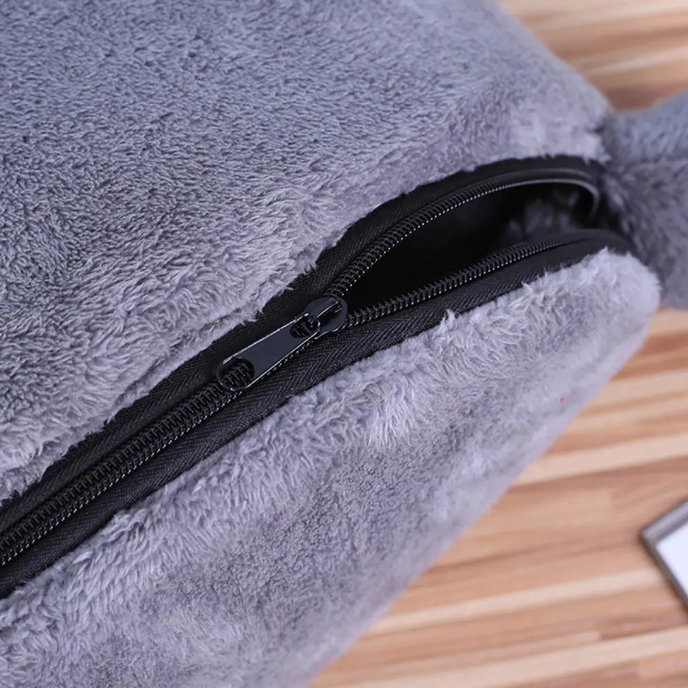 Cute Cat Soft Cave Bed Funny Mice Shape Kitten House With Two Playing Ball Toys Warm Nest Pet Cats Sleeping Mat