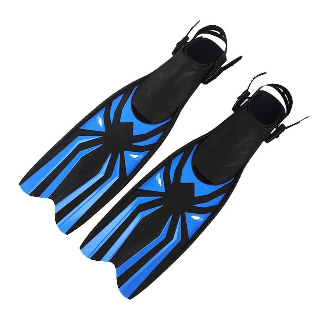 Adult inflatable fin swimming inflatable flip cover with adjustable strap open heel water fins female without diving gear equipmentY250412