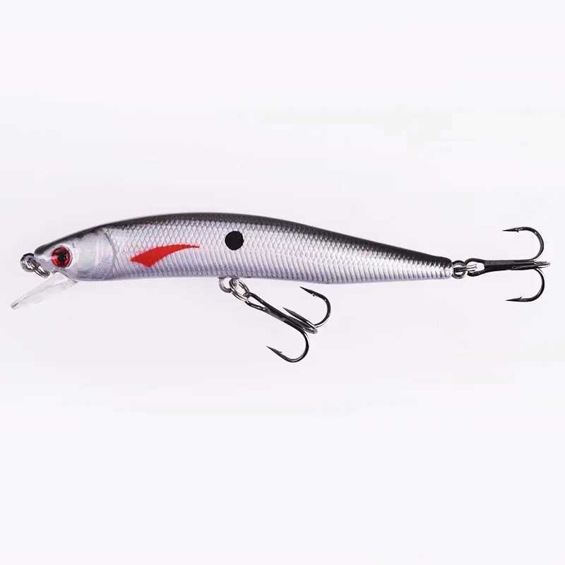 1 Pc Minnow Fishing Lure 10cm 8.5g Floating Wobblers Tackle Laser Hard Bait 3D Eyes Artificial Crankbait for Bass Pike Swimbait Z250411