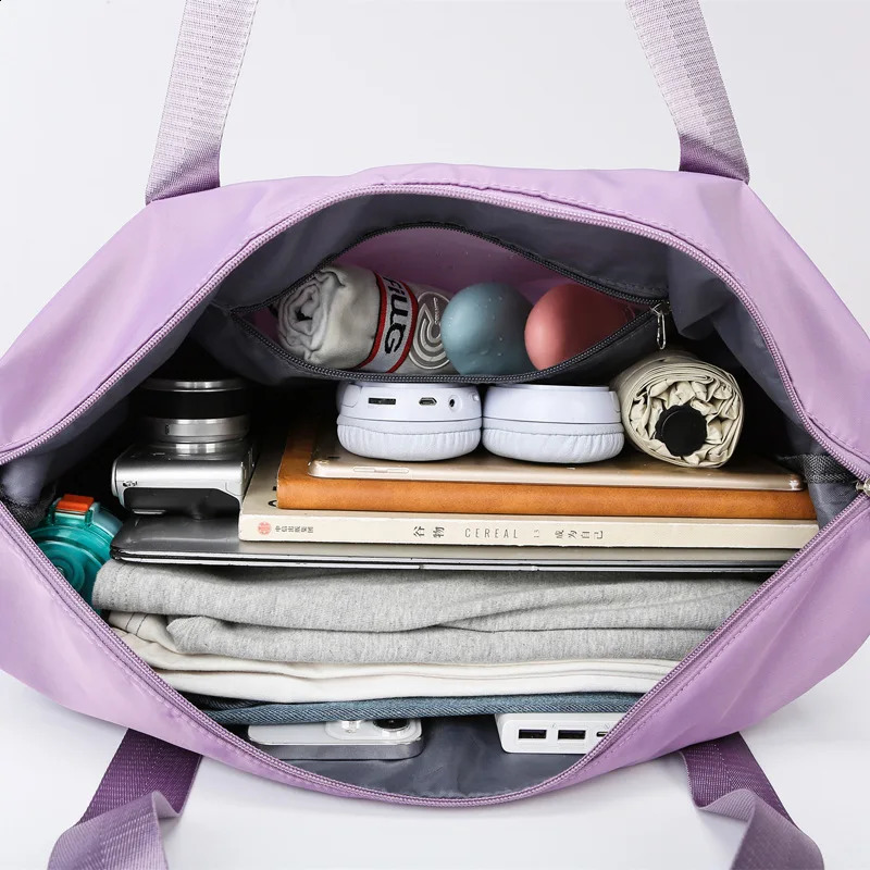 Oxford cloth large capacity travel bag Dry wet separation storage business travel luggage bag Detachable universal wheel250403