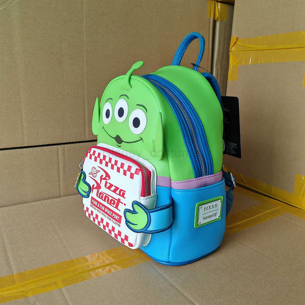 Disney Real Disney Lounge Toy Story Alien Cartoon Summer Travel Backpack Girlfriend Birthday Gift X2504121