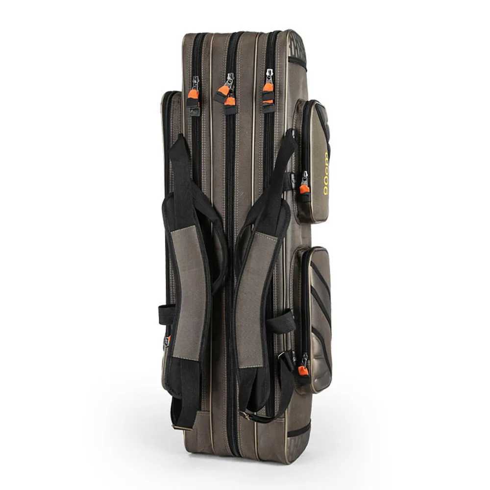 2/3/4 Layer 100/120/130CM Fishing Rod Bag Multifunctional Large Capacity Pole Reels Bait Storage Case Travel Carry Tackle Gear Z250411