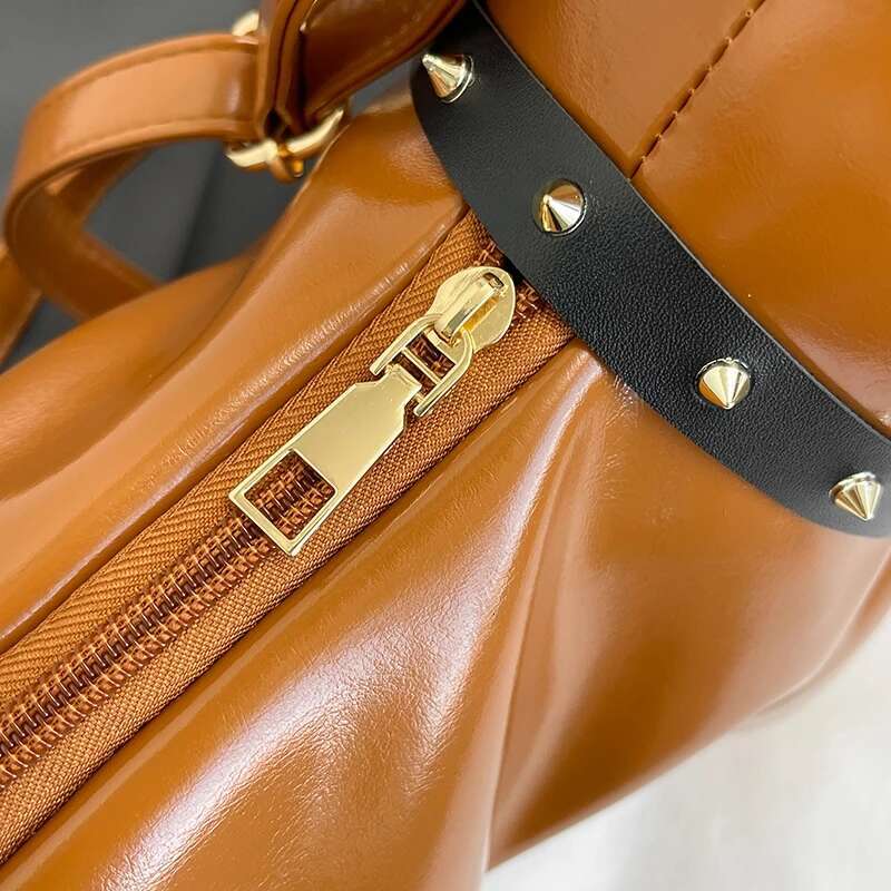 Solid Color PU Leather Cute Cartoon Dog Women's Shoulder Crossbody Bolsos Mujer Designer Bag Sac De E Femme