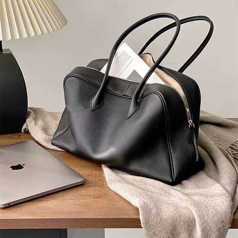 Designer Bag Large Capacity Fashion Female Shoulder 2025New Genuine Leather Big Ladies Hand Bags High Quality Designer Women Totes