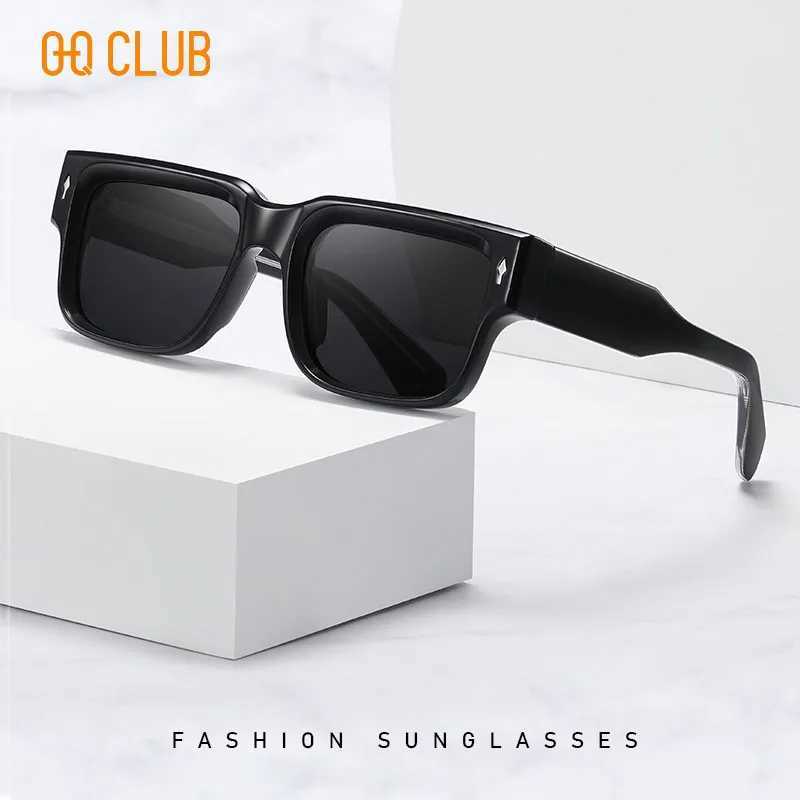 O-Q CLUB Sunglasses Mens Polarized Glasses Women Square Sunglass Man Eyewear Lunette Womens Eyepieces Lenses Woman Designer Z250411