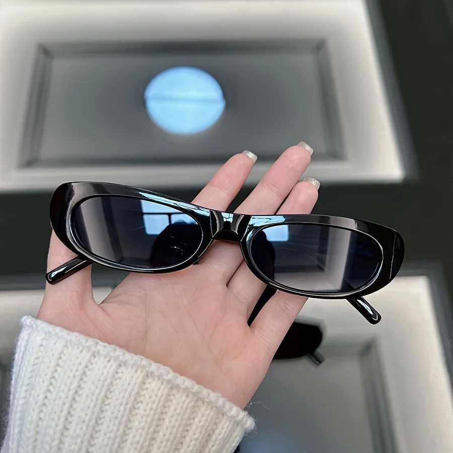 Brand Small Square Sunglasses Women Fashion Designer Sun Glasses Male Female Vintage Black Ladies Traveling StyleC250411