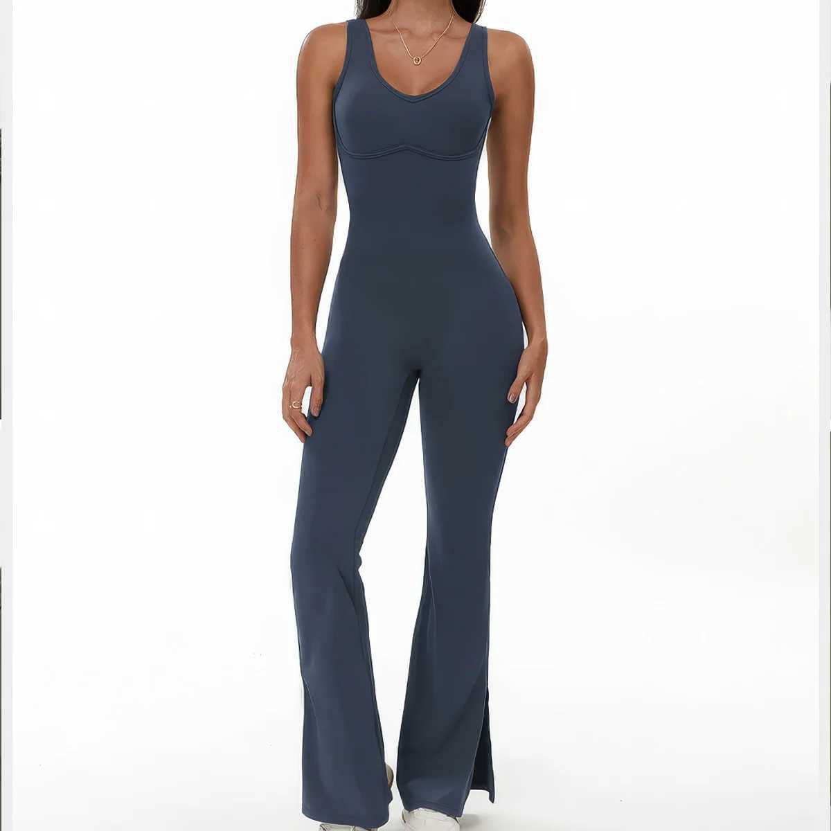 Women Jumpsuit Gym Set Training Yoga Suit Sportswear Sports Jumpsuit Fitness Rompers Stretch Workout Bodysuits J251112