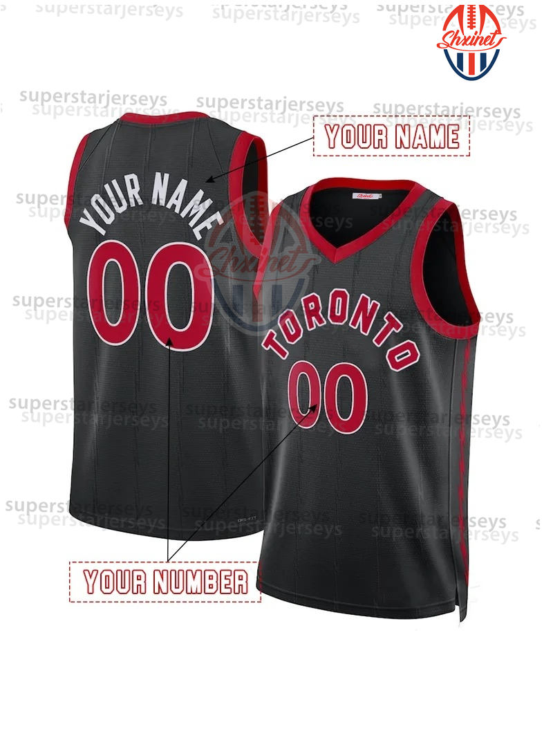 Personalized Custom 2025-26 CITY Jersey Scottie Barnes 4 Carter 15 Custom Basketball Barrett Stitched Any Number And Any Name