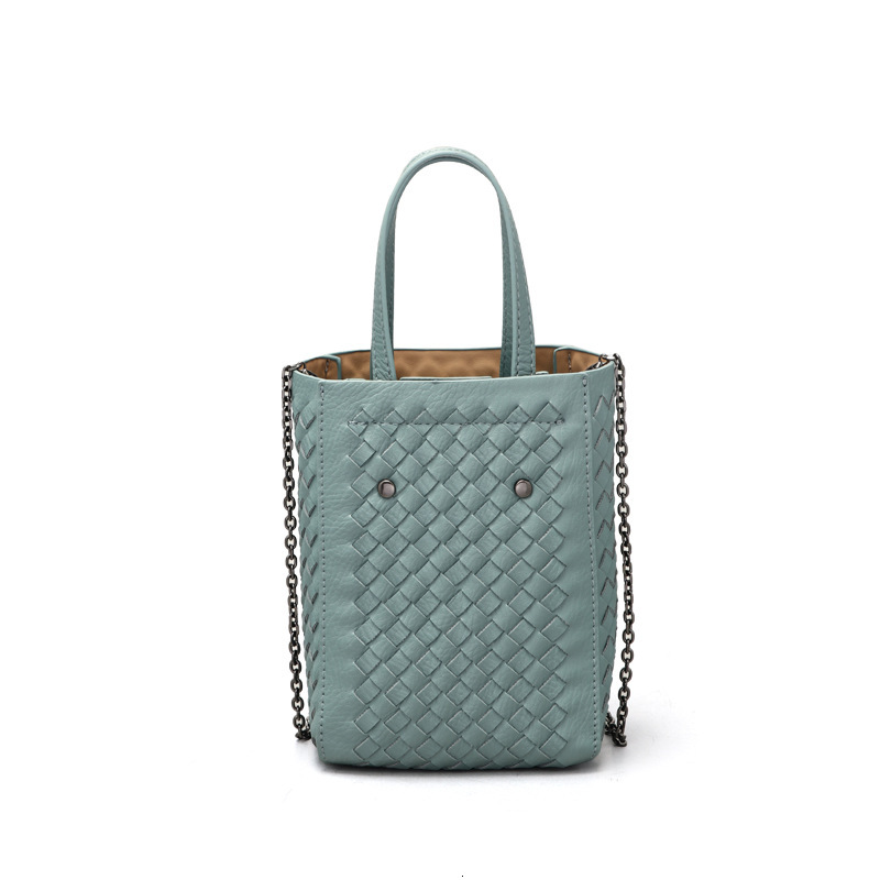Braided Bag Women's Fashion PU Leather Handbag Niche Designer Shoulder Crossbody Bag