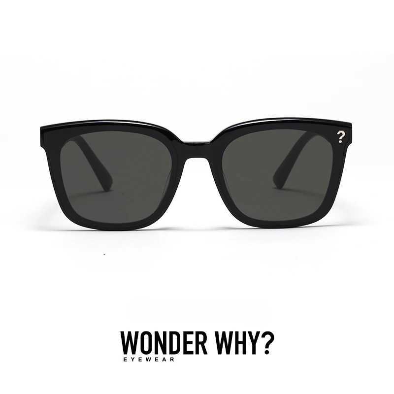 WONDER WHY Fashion Unisex Rectangle Sunglasses Retro Design Square Frame Sun Glasses Men Women Casual Driving Sunglass WY1001 Z250411