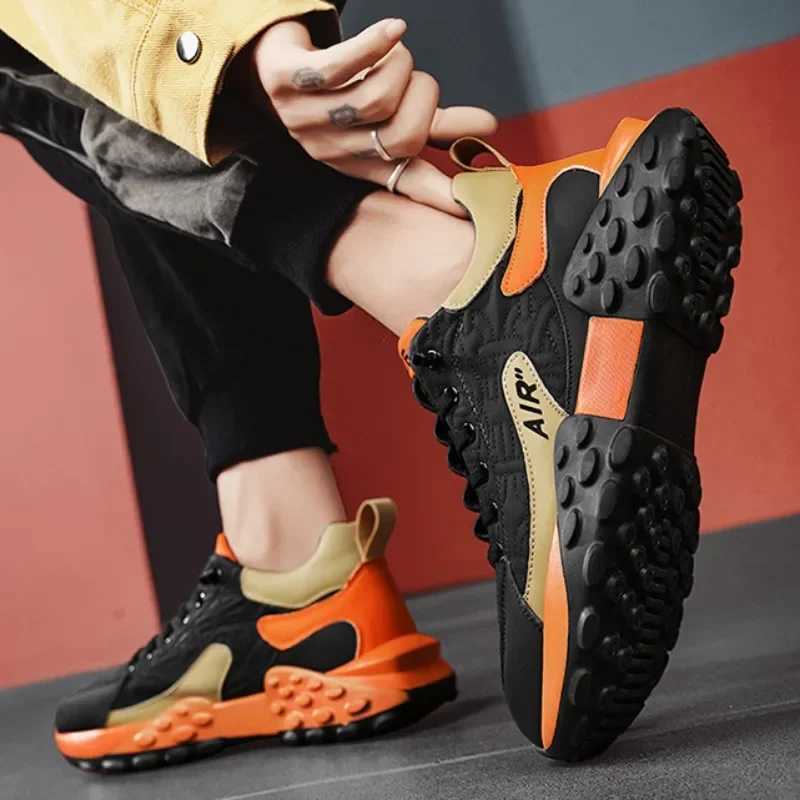 Luxury mens sports shoe designer brand platform running sports shoes tennis shoes bulky and comfortable casual shoes Sapatos Masculinos W250412
