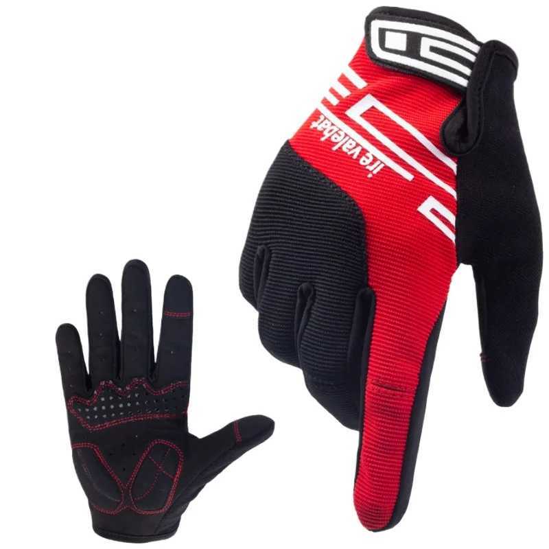 Summer Full Finger Cycling Gloves for Men Riding Bicycle Gloves Fitness Mountain Bicycle Gloves Outdoor Touchscreen Non-slipW251112