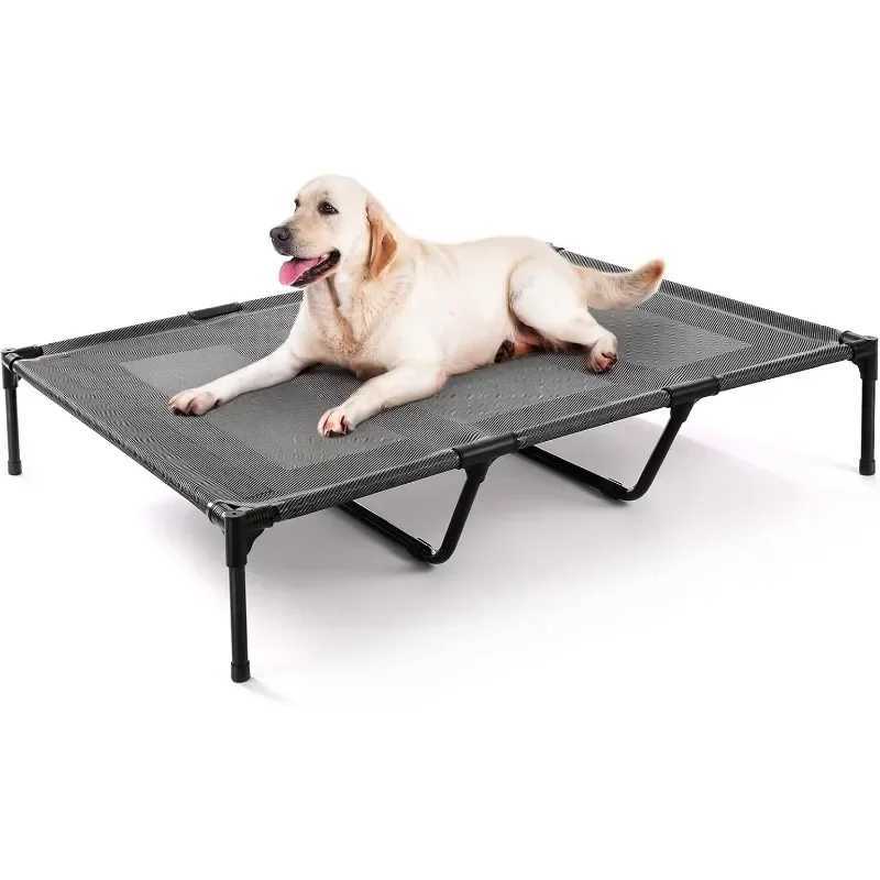 48 inches high suitable for large dogs outdoor waterproof raised and cooled pet beds washable and breathable XXL with support rods X250412