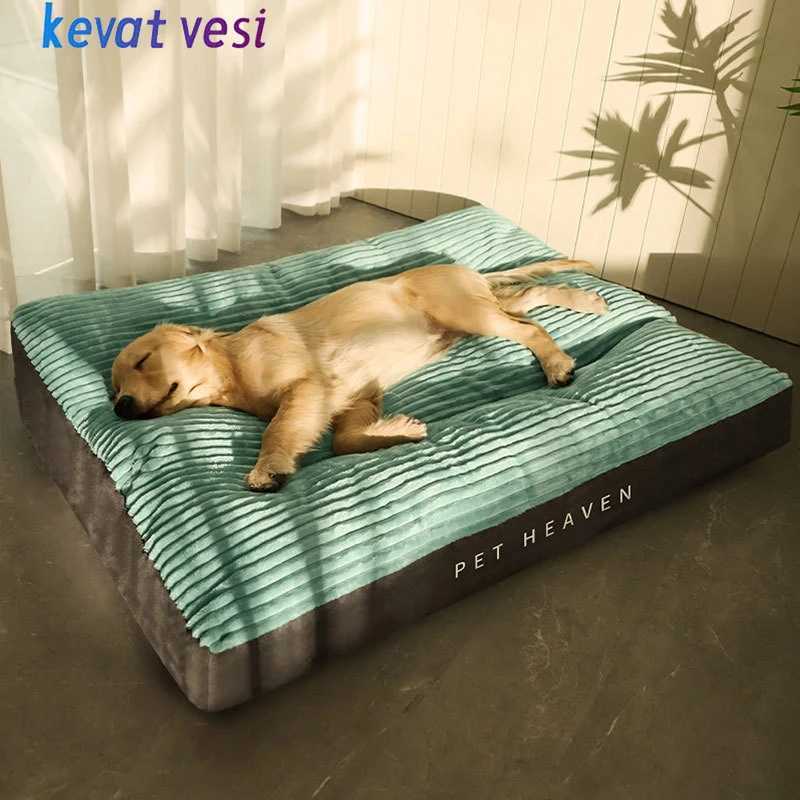 Big Dog Bed Soft Coral Pet Sleep Mat Thick Size Dog Cat Mat Non slip Detachable Washable Dog Sofa Pet Supplies X250412