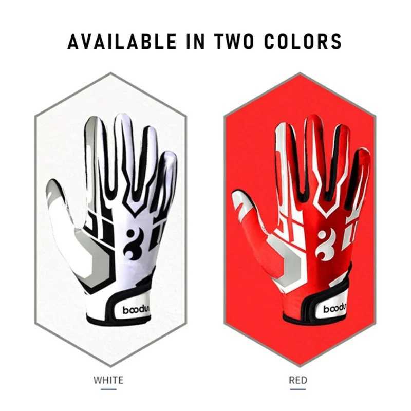 1 pair of adult professional sports gloves breathable and non slip American football and baseball gloves all finger adjustable glovesXJ250412