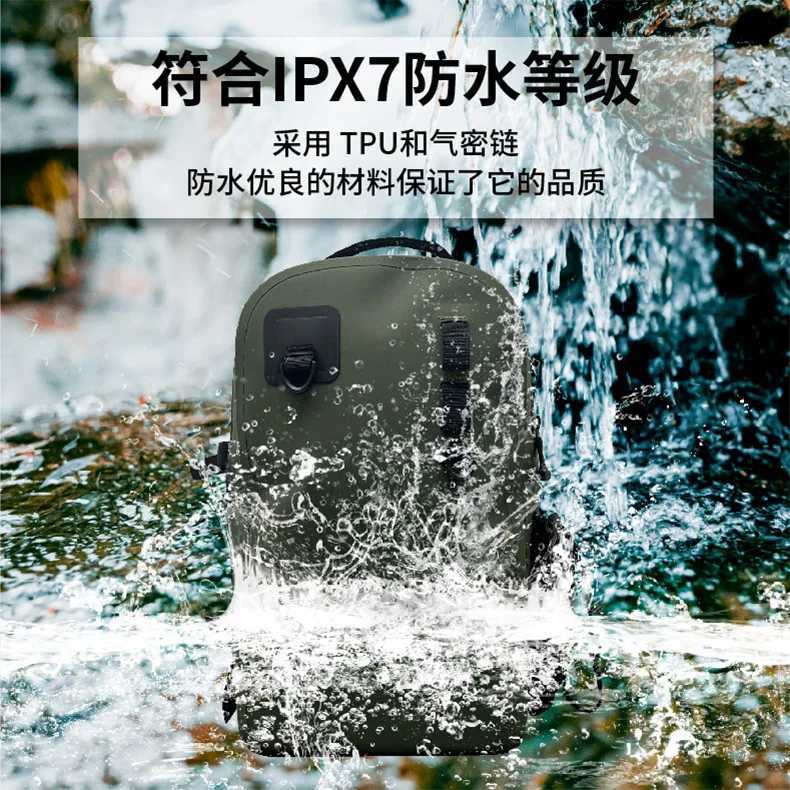 Waterproof Fishing Backpack TPU Material Outdoor High Capacity Fishing Diving Backpack Professional Airtight Bag Y568 Z250411