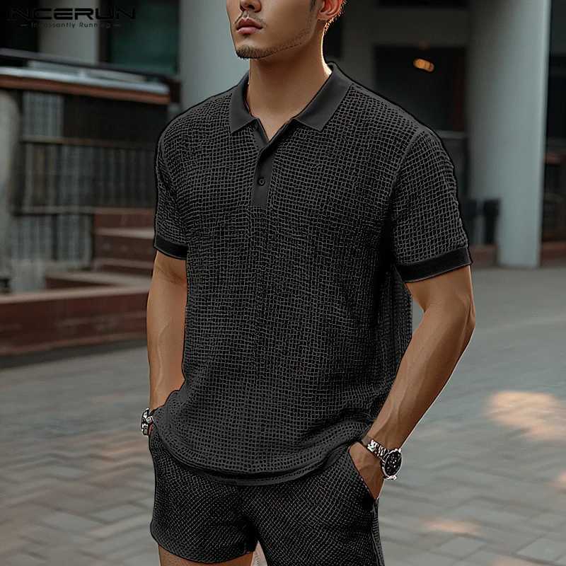 two-piece mens street short sLeeved top for mens fashion in the summer of 2025XJ250412