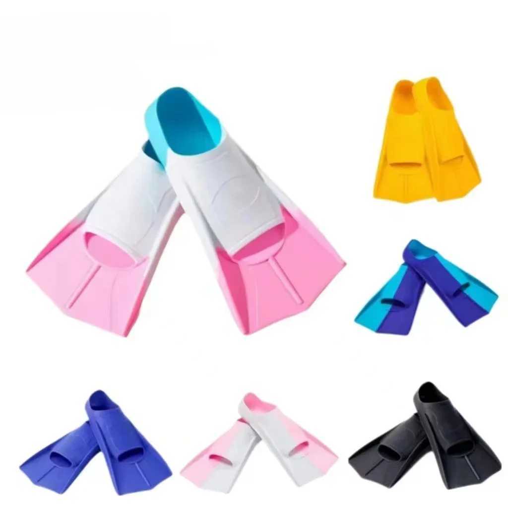 Childrens flip cover swimming diving flip cover adult split flip cover male and female swimming frog shoesY250412